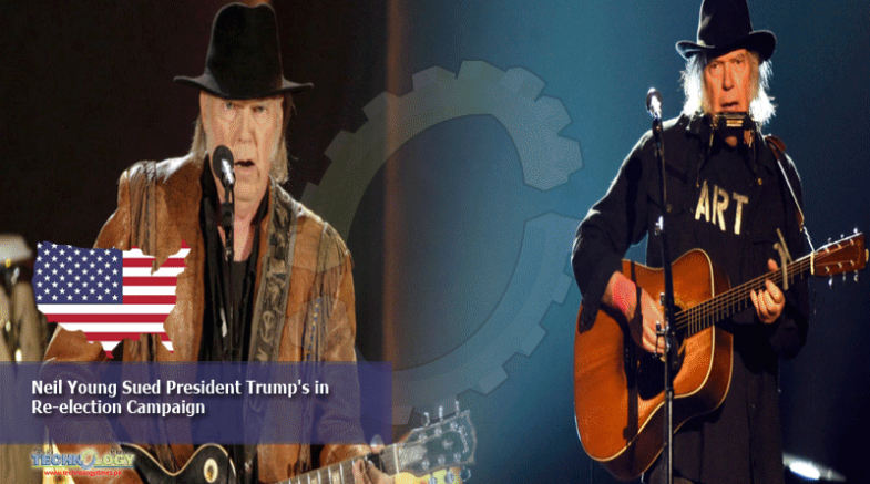 Neil Young Sued President Trump's in Re-election Campaign