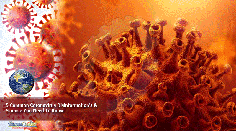 5 Common Coronavirus Disinformation's & Science You Need To Know