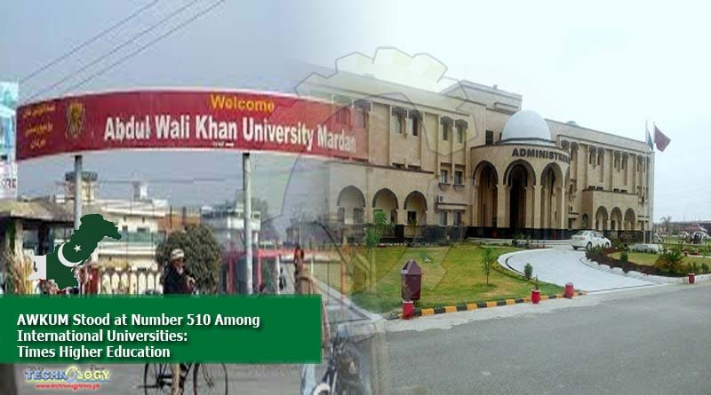 AWKUM stood at number 510 among international universities