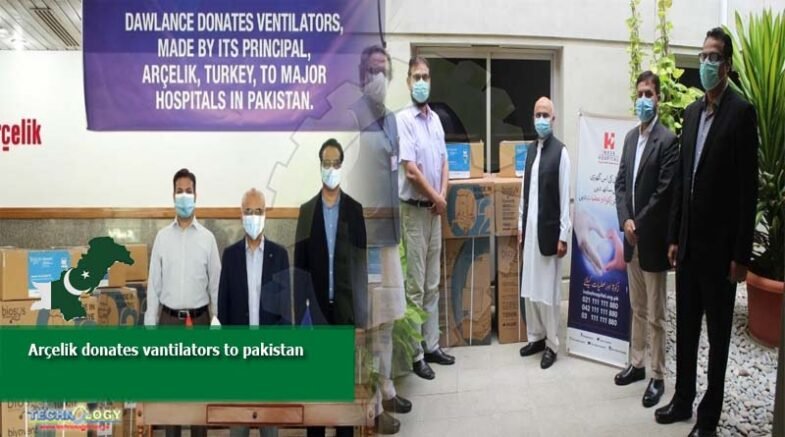 Arçelik Donates Vantilators to Pakistan