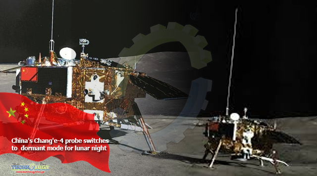 China's Chang'e-4 probe switches to dormant mode for lunar night