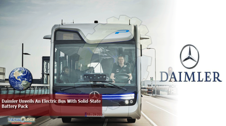 Daimler Unveils An Electric Bus With Solid-State Battery Pack