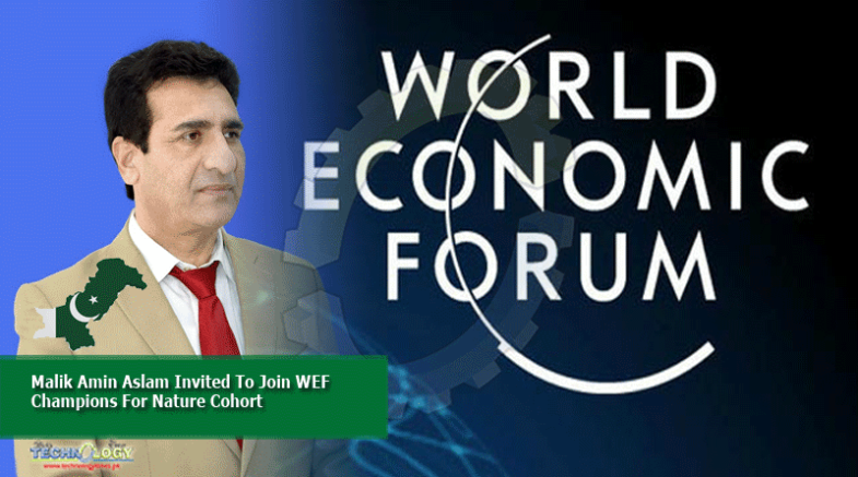 Malik Amin Aslam Invited To Join WEF Champions For Nature Cohort