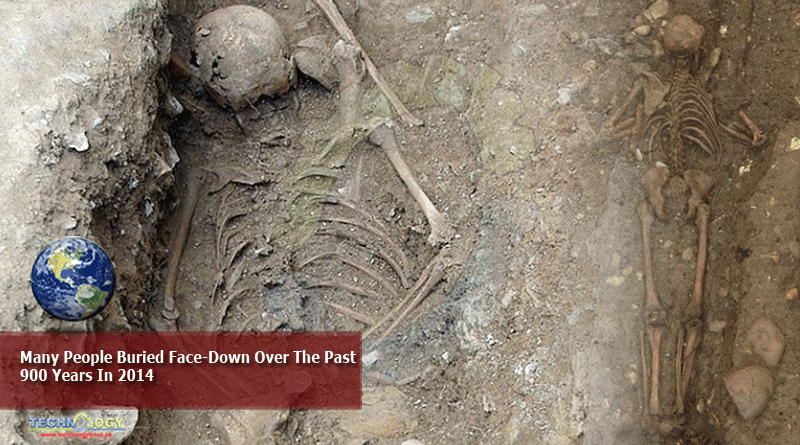 Many People Buried Face-Down Over The Past 900 Years In 2014