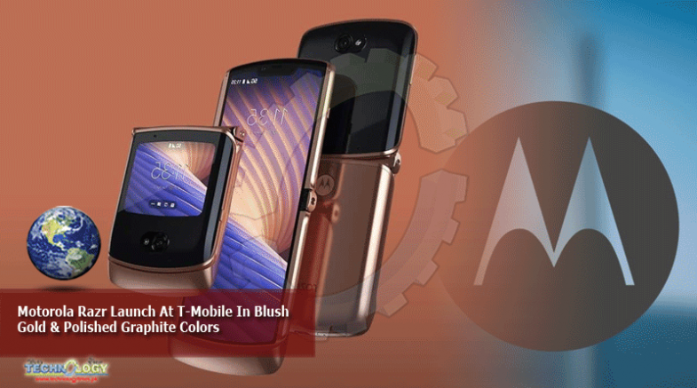 Motorola Razr Launch At T-Mobile In Blush Gold & Polished Graphite Colors