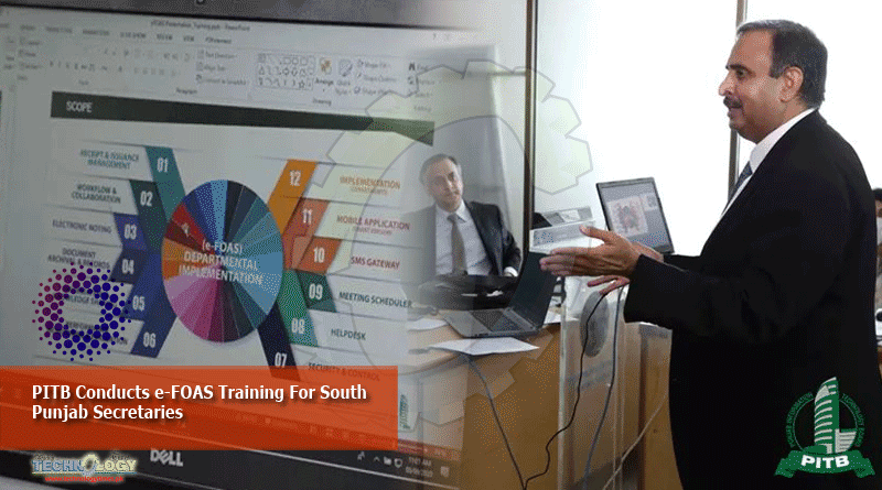PITB Conducts e-FOAS Training For South Punjab Secretaries
