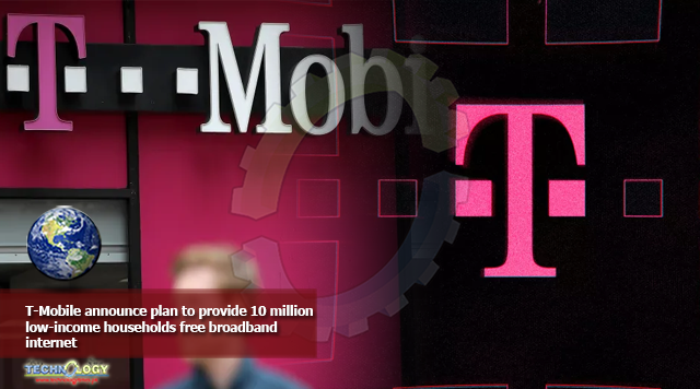 T-Mobile announce plan to provide 10 million low-income households free broadband internet