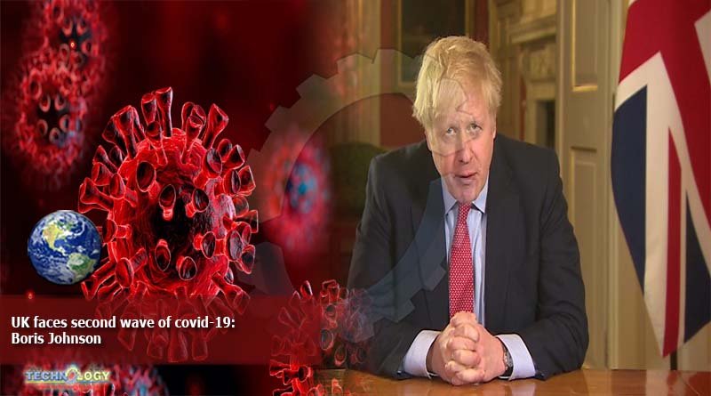 UK faces second wave of covid-19 Boris Johnson