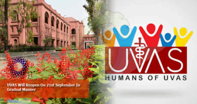 UVAS Will Reopen On 21st September In Gradual Manner