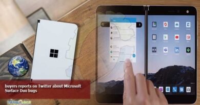 buyers reports on Twitter about Microsoft Surface Duo bugs
