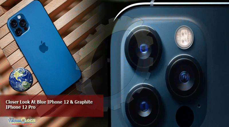 Closer Look At Blue IPhone 12 & Graphite IPhone 12 Pro