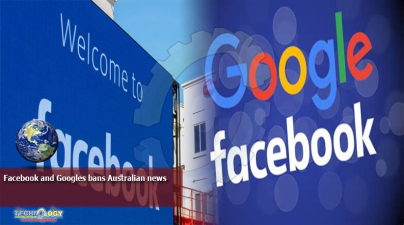Facebook and Googles bans Australian news