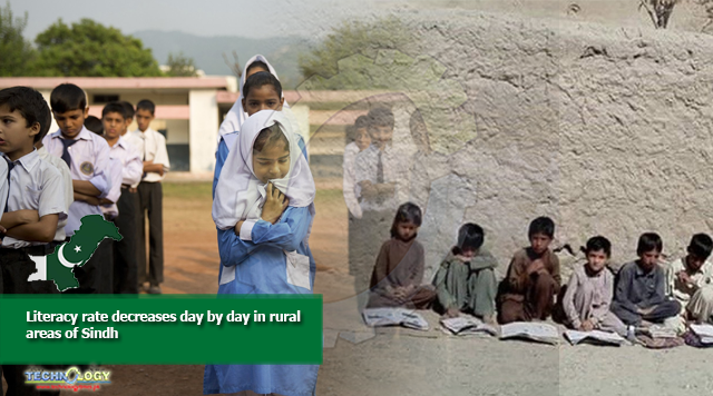 Literacy rate decreases day by day in rural areas of Sindh