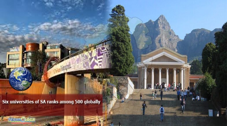 Six universities of SA ranks among 500 globally
