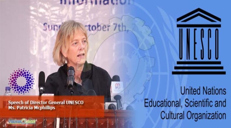 Speech of Director General UNESCO Ms. Patricia Mcphillips