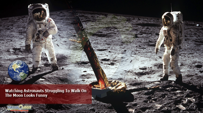 Watching Astronauts Struggling To Walk On The Moon Looks Funny