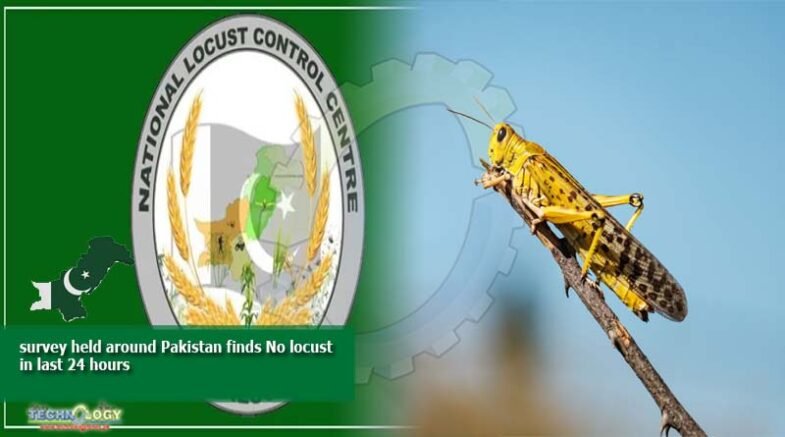 survey held around Pakistan finds No locust in last 24 hours