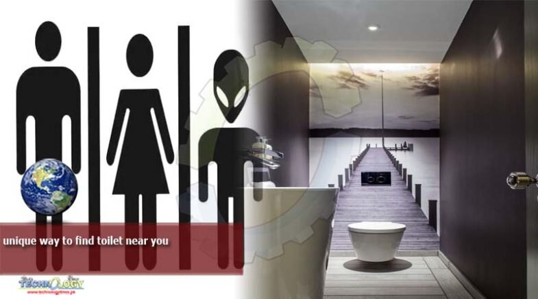unique way to find toilet near you