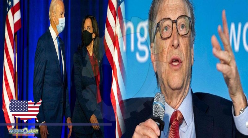 Bill Gates congratulates Biden and Harris