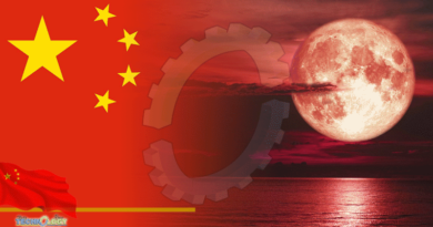 China Plants Flag On Moon