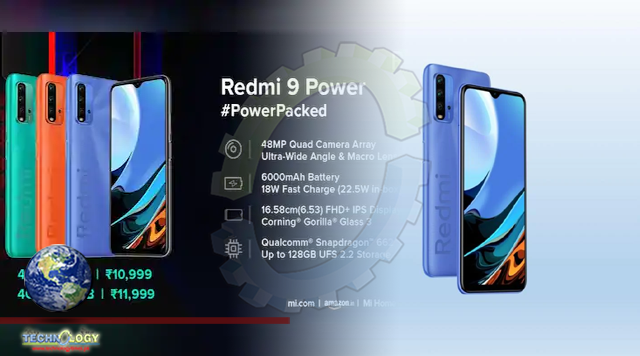 Redmi 9 Power With Quad Rear Cameras, 6,000mAh Battery Launched in India, Price Starts at Rs 10,999
