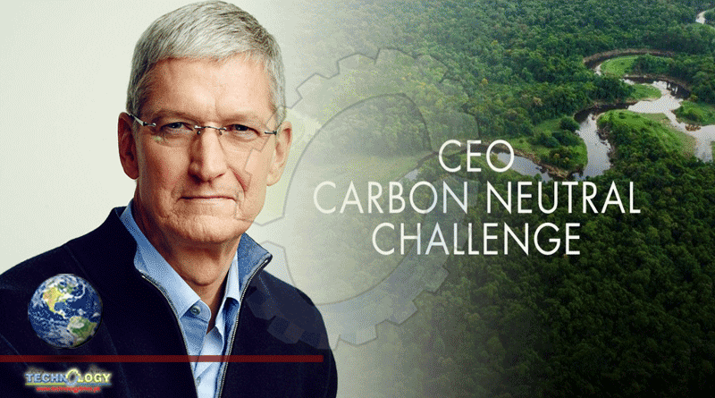 Tim Cook Urges The World To Be Carbon Neutral