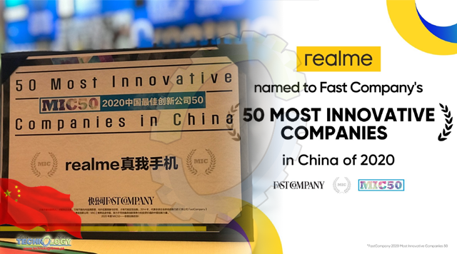realme entitled Fast Company’s “50 Most Innovative Companies in China” of 2020