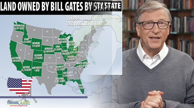 Hay big spender! Farmer Bill is now the biggest owner of agricultural land in the US - billionaire Gates buys up 242,000 acres across 18 states
