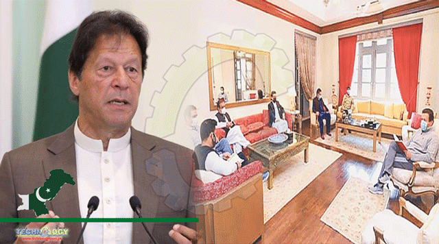 Pak-PM-Imran-Khan,-Infected-With-Covid-19,-Holds-In-Person-Meeting