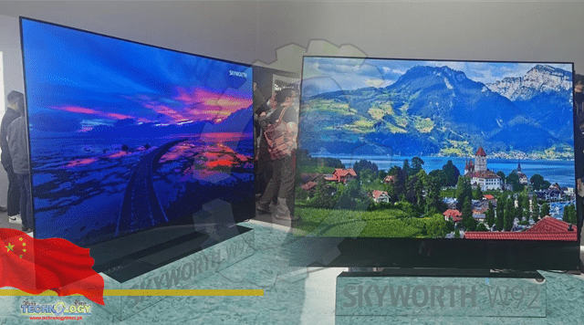 Skyworth W82 and W92 8K OLED TVs with “Acoustic Glass Sound Tech” launched