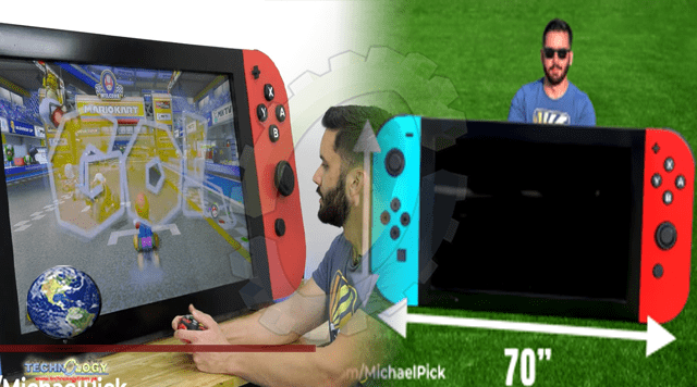 YouTuber builds world's largest Nintendo Switch