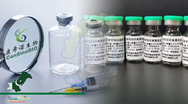 Pakistan to locally produce, package single-dose CanSinoBio vaccine