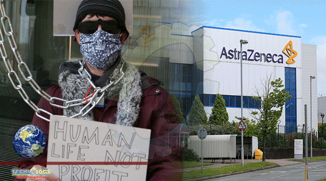 Protesters-Call-For-AstraZeneca-To-Share-Covid-Vaccine-Technology