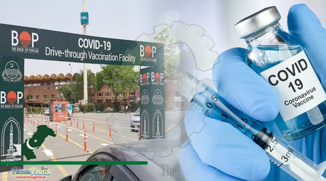 Govt establishes first drive-thru COVID vaccination centre in Lahore