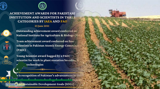 IAEA and FAO announce achievement awards for Pakistani institution and scientists in three categories