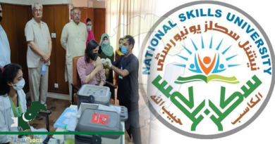 National Skills University Islamabad Employees and Students getVaccinated.