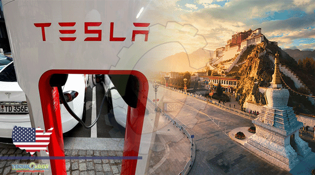 Tesla-Opens-Solar-Charging-Station-In-Tibet-Its-First-In-China