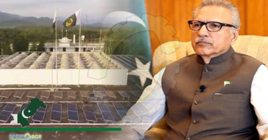 President opens 1MW Solar Photovoltaic panels at Aiwan-e-Sadr
