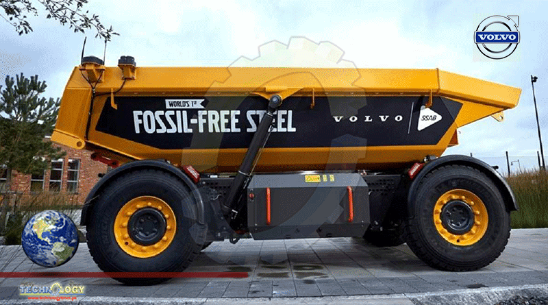 Flatbed Truck With World’s First Fossil-Free Stainless-Steel: Volvo