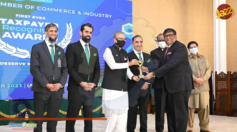 RCCI And FBR Bestow Jazz With The Best Taxpaying Company Award