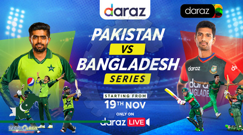 Daraz Live Streaming Pakistan’s Upcoming Cricket Series Against Bangladesh