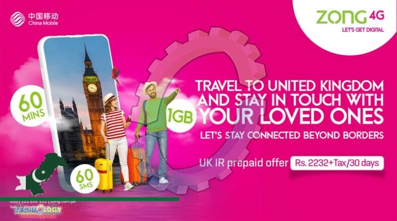 ZONG 4G launches the Most Economical Roaming Bundle for UK