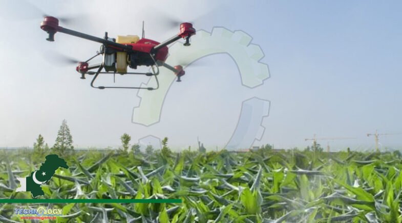 Syngenta Pakistan pilots drone spraying services at local farmland