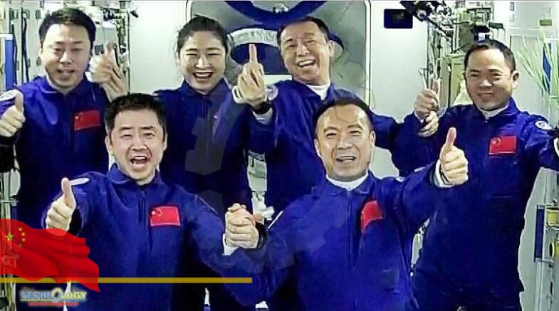Shenzhou-14 crew Welcomes Shenzhou-15 Crew At China Space Station 
