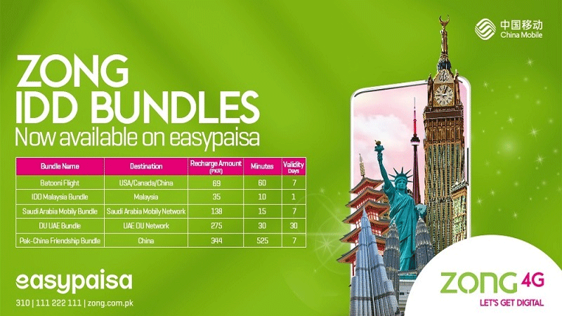 ZONG-Prepaid-IDD-Bundles-Now-Available-On-Online-Platforms