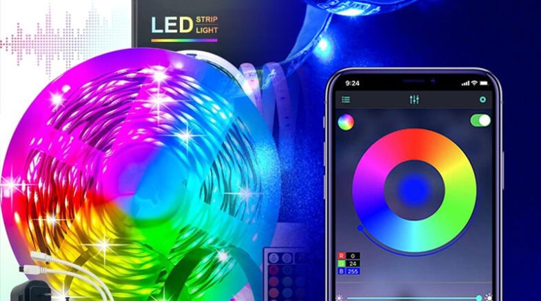 Smart LED Strips Control Lights Using Smartphone App