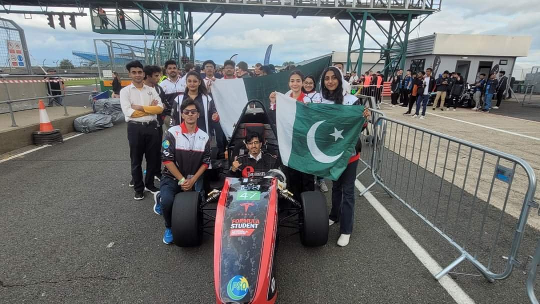 Pakistan Navy Engineering College Shines At Formula Student UK 2023