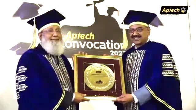 APTECH Learning Pakistan Bestowed Honour Ambassador Prestigious Title to Prof Dr BS Chowdhry